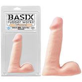 Basix Rubber Works 6 Inch Dong - 15.25 Centimeter Dong Dongs Realistic